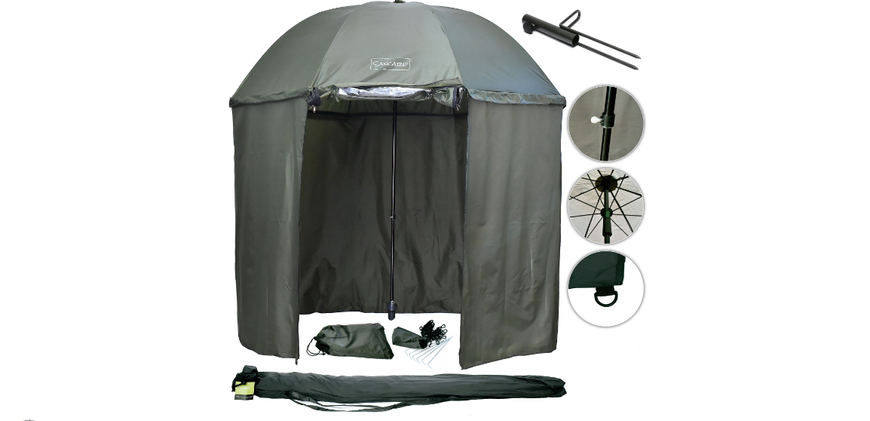 Парасолька намет для риболовлі SaxCARP 250см 15159416168 фото