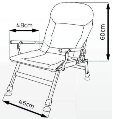 Крісло для риболовлі карпове 7298415560 фото