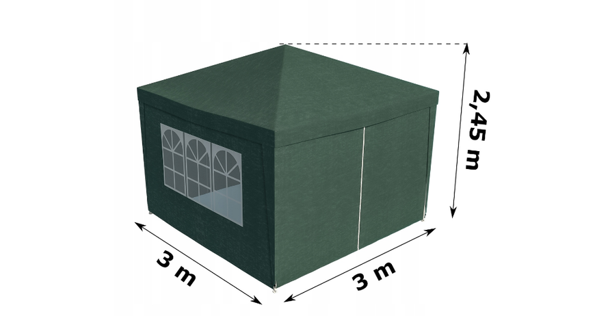 Садовий павільйон палатка 3*3*2.5 13235497469 фото
