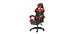 Геймерське крісло - чорно-червоне з підставкою для ніг 	5900779934191 фото 3